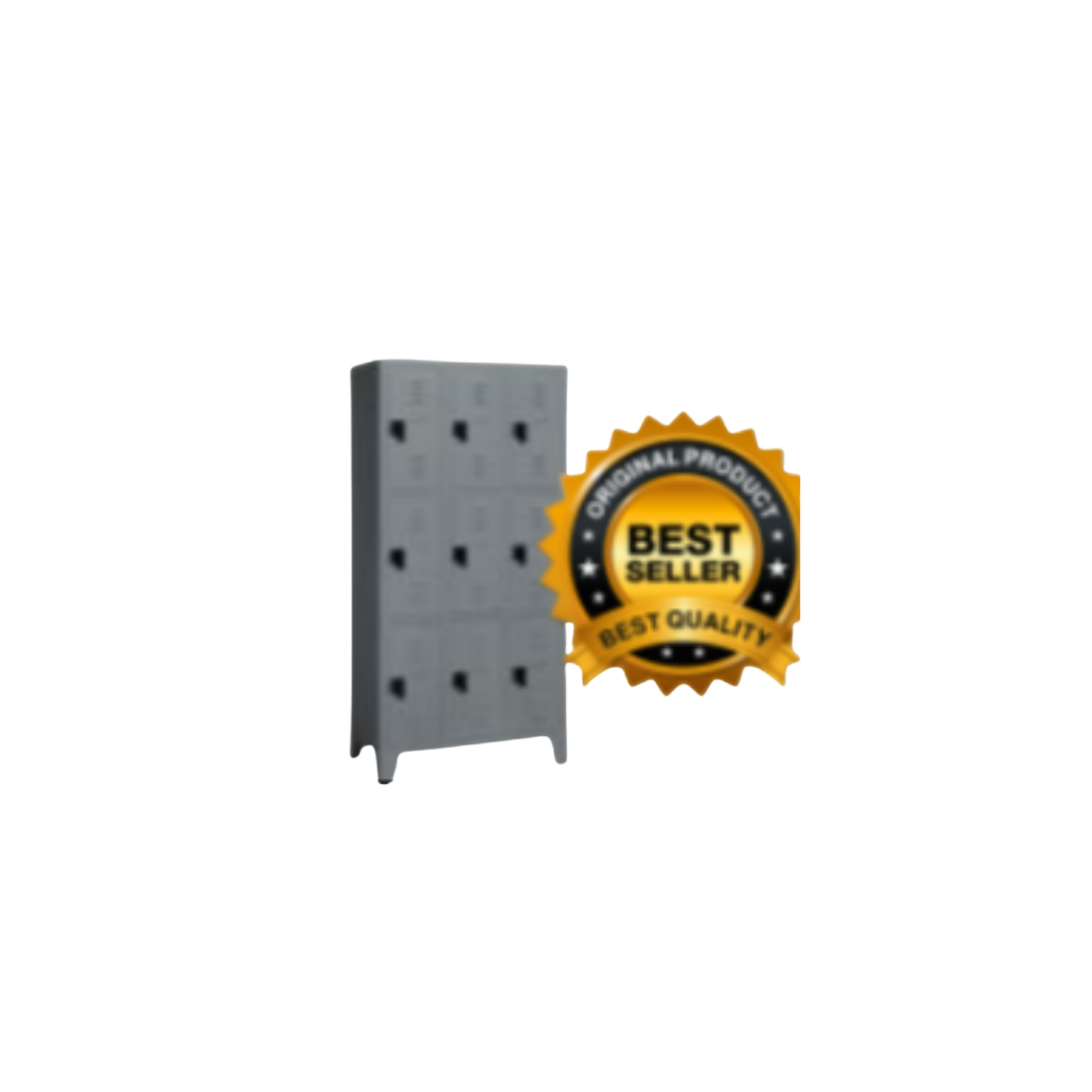 9 Door Steel Locker with Stand